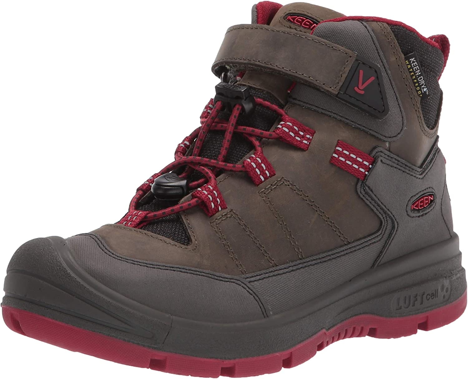 KEEN Unisex-Child Redwood Mid Height Waterproof Snow Boot Hiking